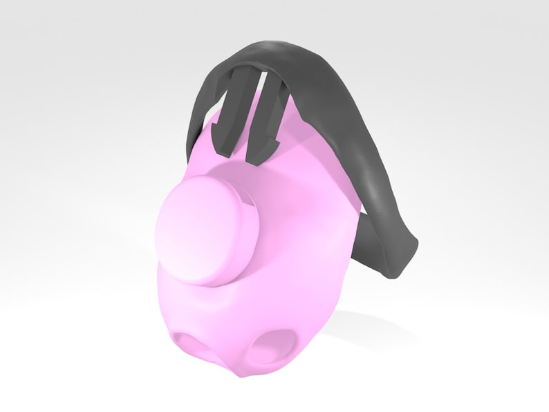 Permanent Keyless Chastity Cage STL 3D Printable Files image 3